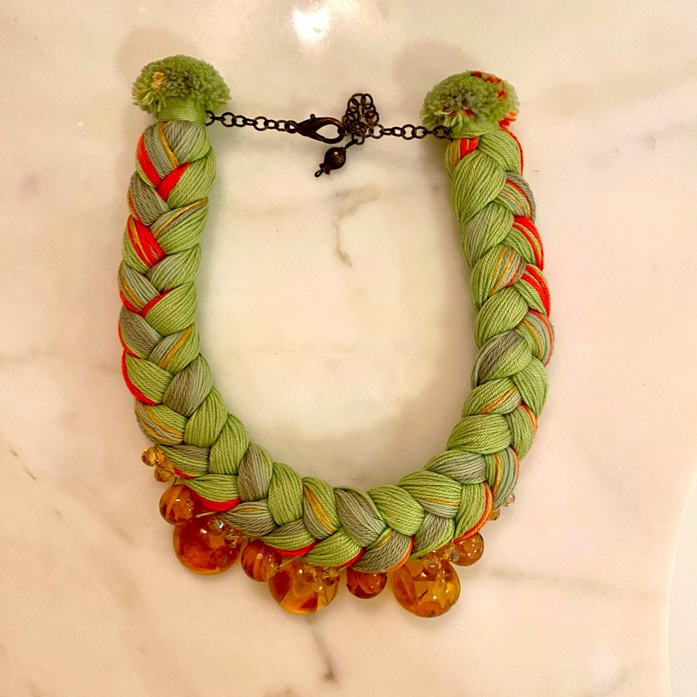 Braided Necklace - handmade and one of a kind